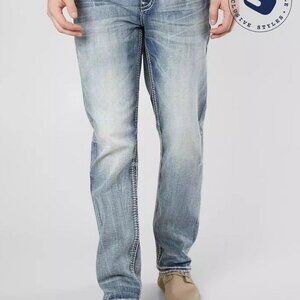 Mens Rock Revival Jeans